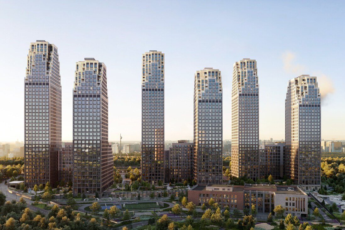     Недвижимость Москвы: новый квартал премиум-класса в тихой зеленой части динамичного района в 15 минутах езды от Кремля