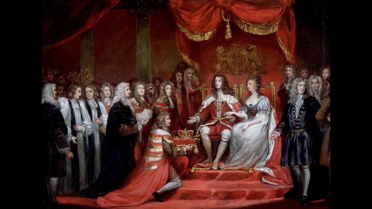 Вильгельм III Оранский и Мария Стюарт