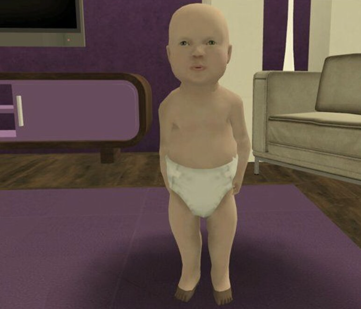 Лайк, если бы хотел играть за младенца в GTA 6