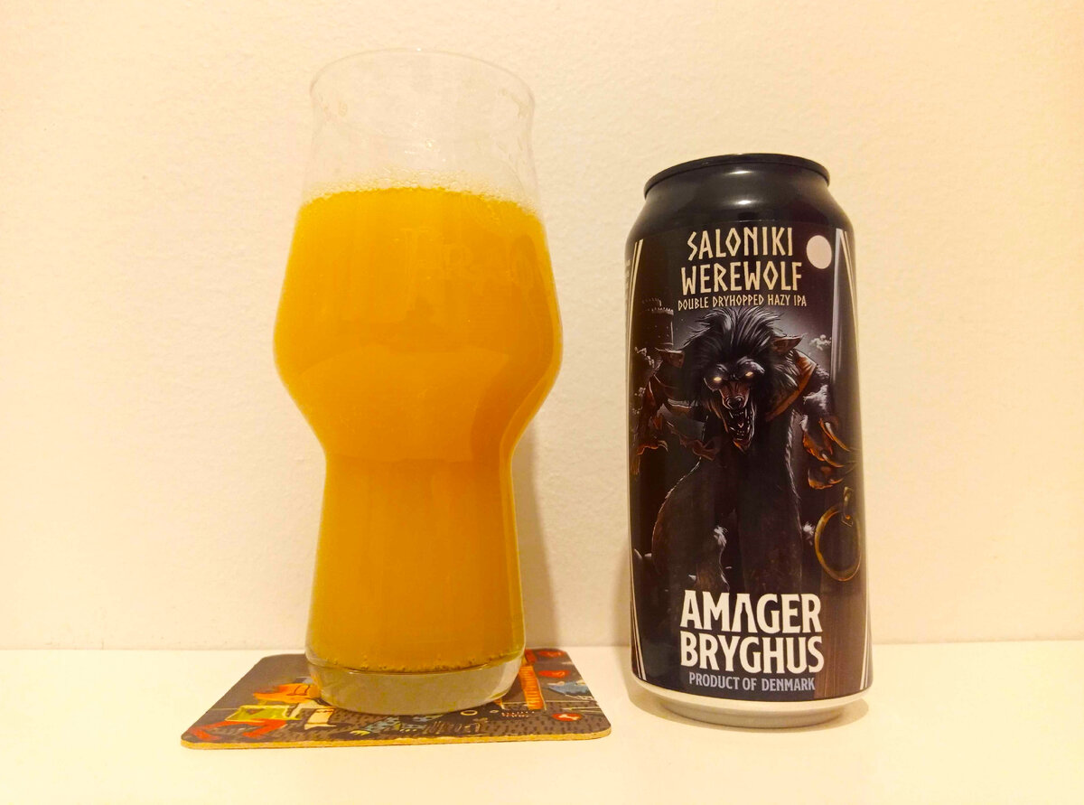 «Amager Bryghus»Saloniki Werewolf в стакане. Фото автора