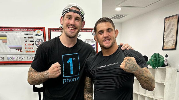    Брендан Аллен и Дастин Порье. Соцсети