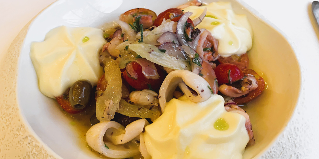 Знаменитый рыбный ресторан Assunta Madre от Аркадия Новикова. Ужин за 9750 руб. на одного