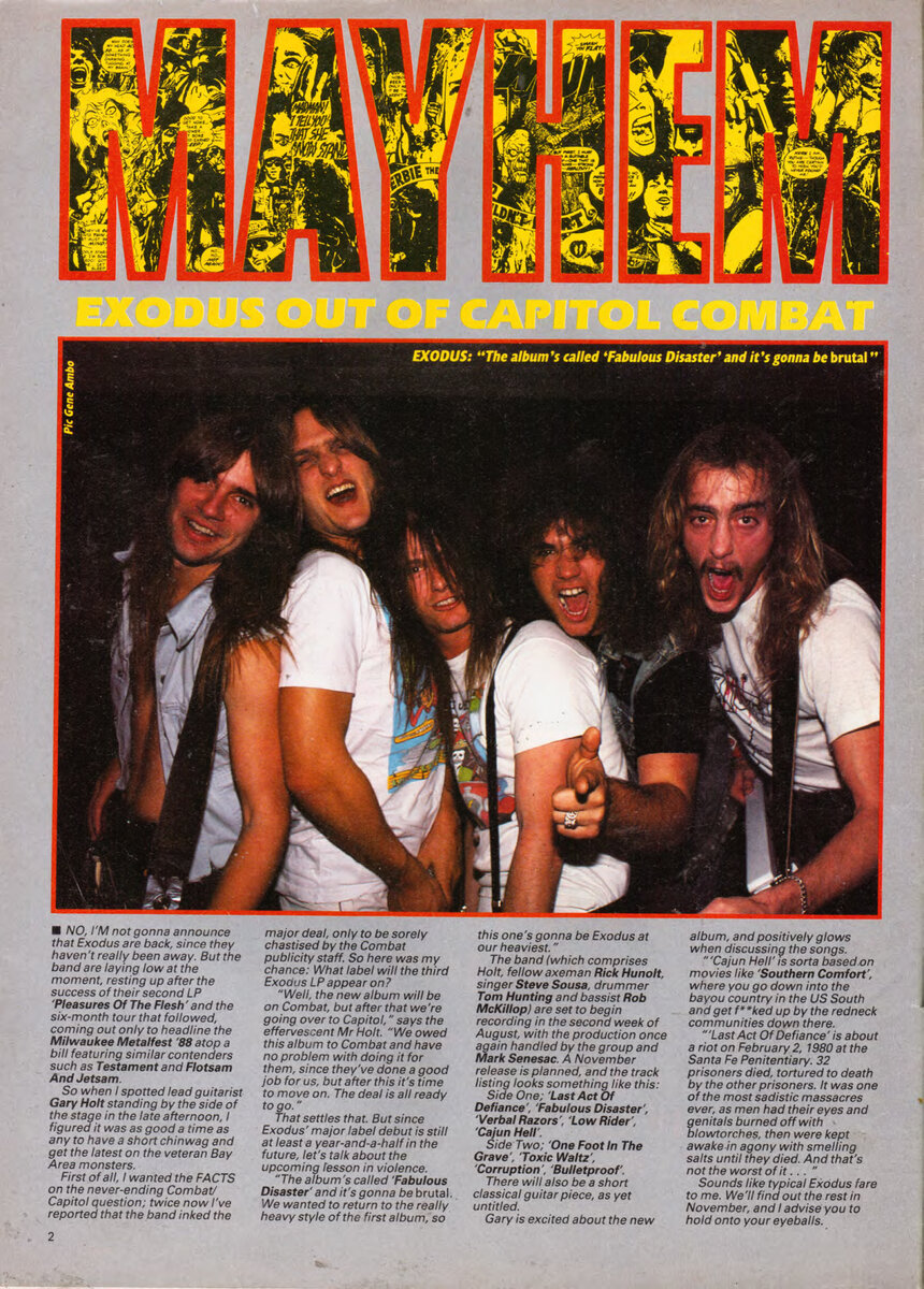 Страница журнала Kerrang!