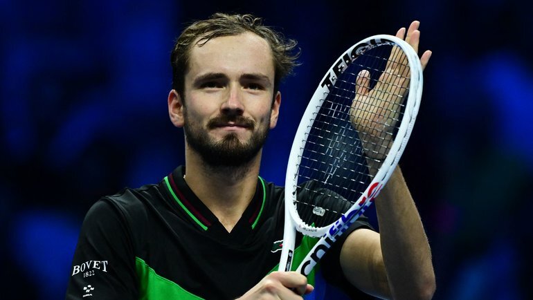    Даниил Медведев после матча с Александром Зверевым в Турине 15 ноября. AFP