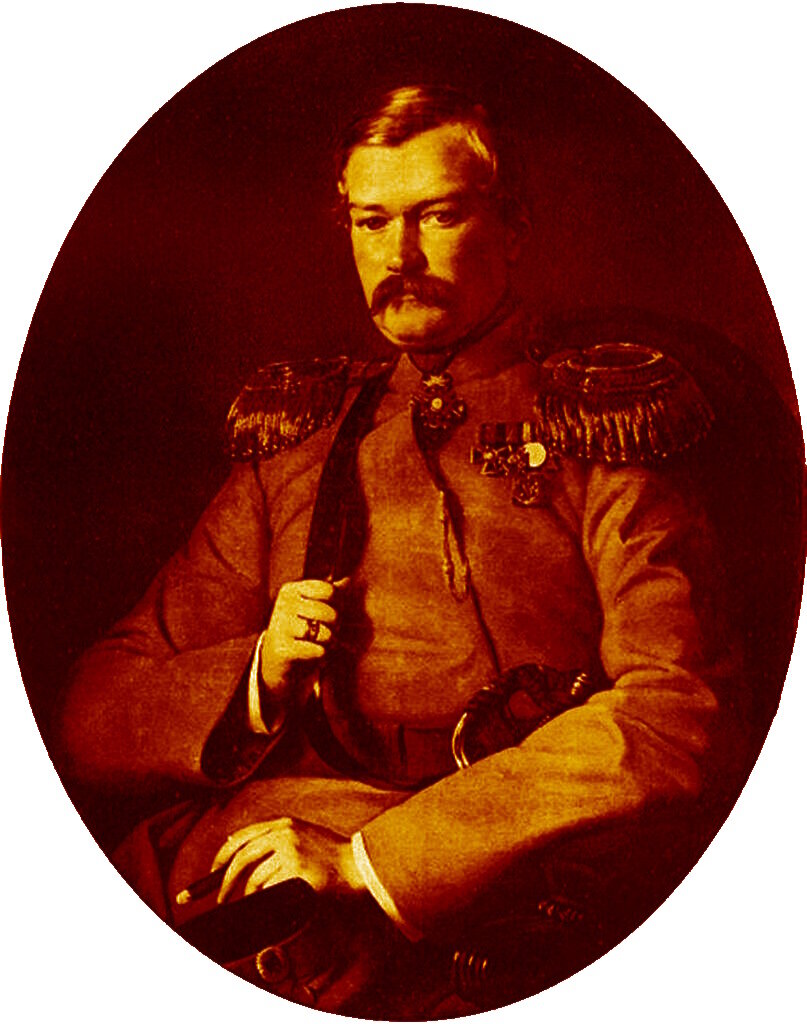 Начальник ополчения Владимирской губернии бывший адъютант великого князя Михаила Павловича отставной полковник лейб-гвардии Преображенского полка помещик Судогодского уезда Михаил Андреевич Катенин?