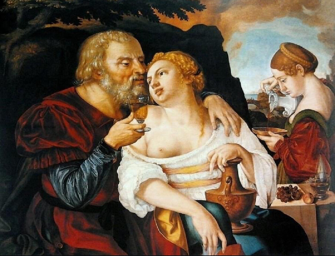 Георг Пенц (1500-1550) «Лот и его дочери»,. 1544
Г.