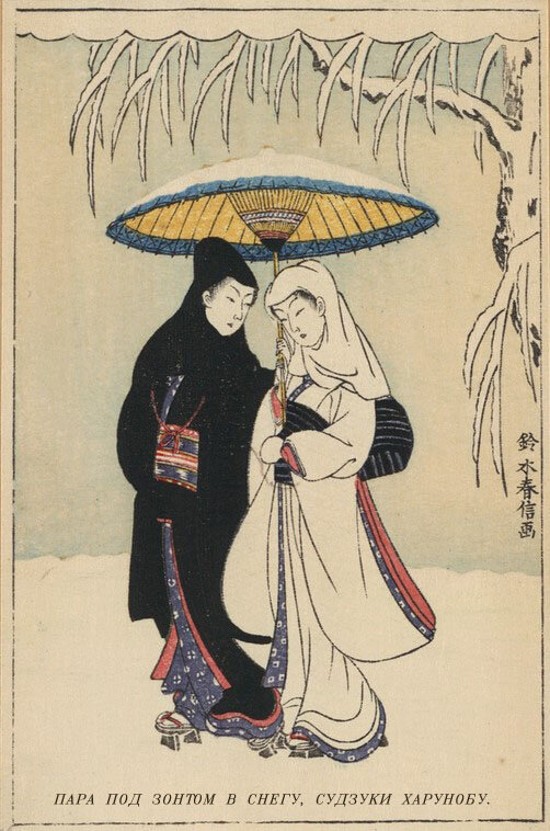 Зонтики в живописи.