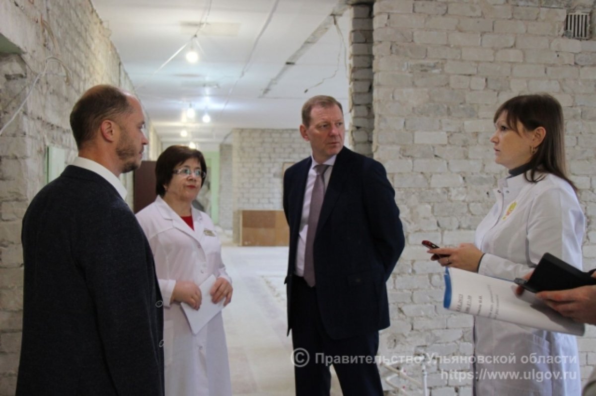    В Ульяновске продолжается ремонт нескольких больниц и поликлиник