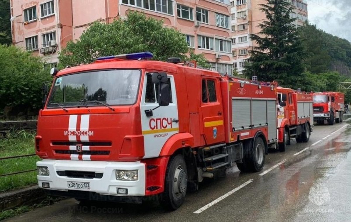   В Туапсинском районе дежурит аэромобильная группировка МЧС России