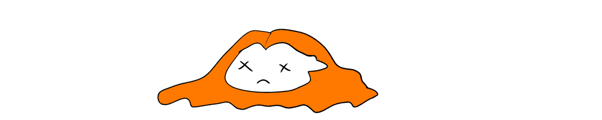 авторская иллюстрация: "я очень ленивая булка"