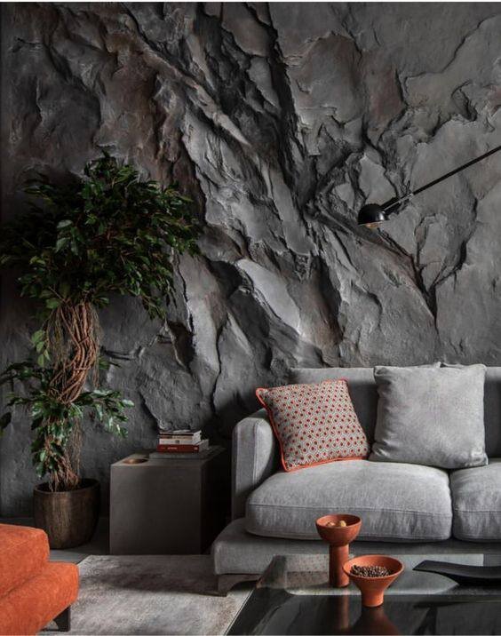 Скала в спальне