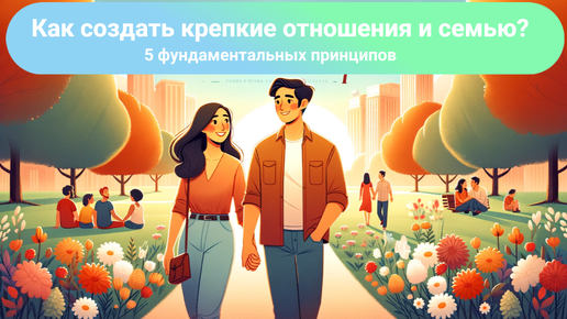 Как создать крепкие отношения и семью? 5 фундаментальных принципов ...