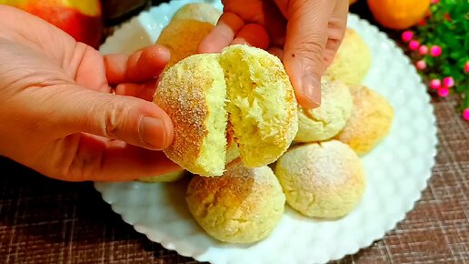 ПЕЧЕНЬЕ ИЗ ТВОРОГА.Творожно-кокосовое печенье 🍪🍪🍪 Домашнее печенье за 20 минут