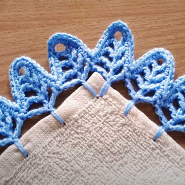 Простое ЛЕНТОЧНОЕ КРУЖЕВО вязание крючком КАЙМА мастер-класс How to Crochet Lace Tape Ribbon