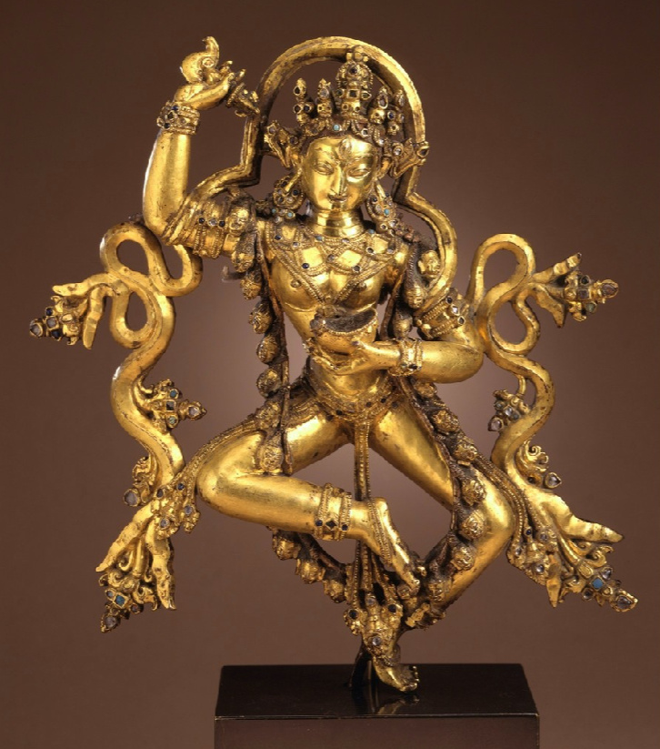 Ваджрайогини. Центральный Тибет, XIV в. Музей искусств округа Лос-Анджелес (англ. Los Angeles County Museum of Art). Учётный номер: AC.1996.4.1. Эл. ресурс URL: https://www.himalayanart.org/items/85702