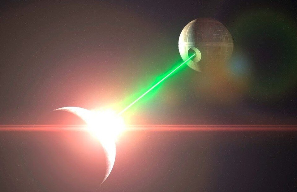    Выстрел, задевший Землю, был несравненно мощнее, чем те, которые производила Звезда Смерти из «Звездных войн».