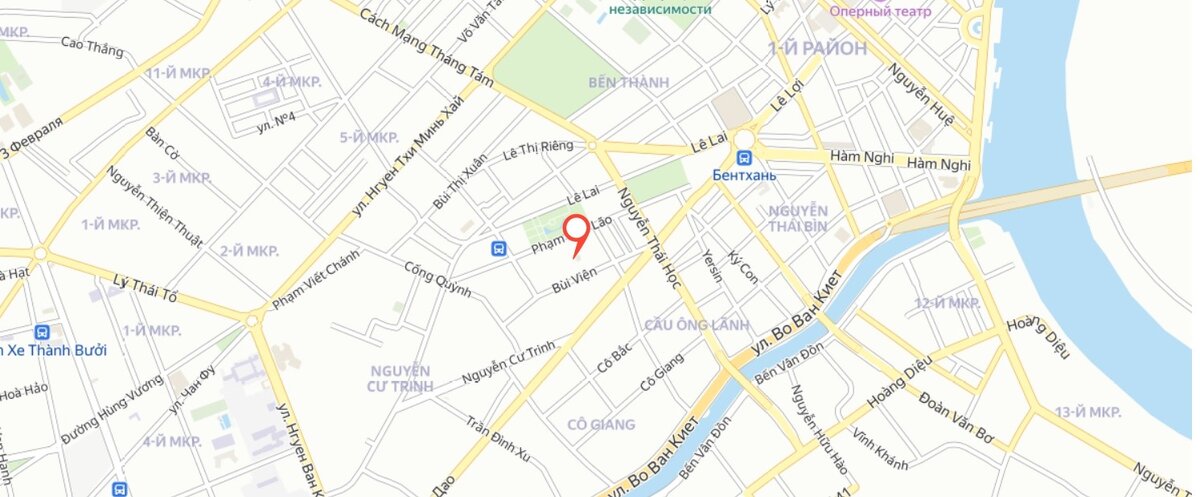 отель на карте