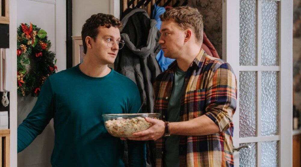     Кадр из новогоднего фильма по сериалу «Папины дочки. Новые» (2023) / СТС