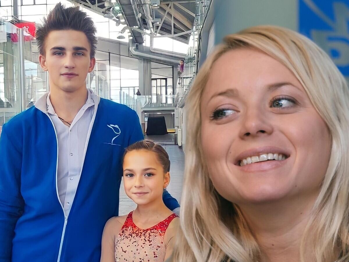    София Казинс, Александр Брегей и Елена Бережная© Иллюстрация РИА Новости . РИА Новости / Владимир Федоренко / "Матч ТВ"