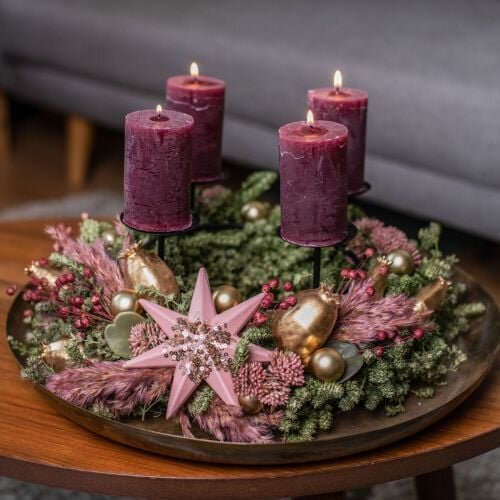 Рождественский венок. Фото: floristik21 