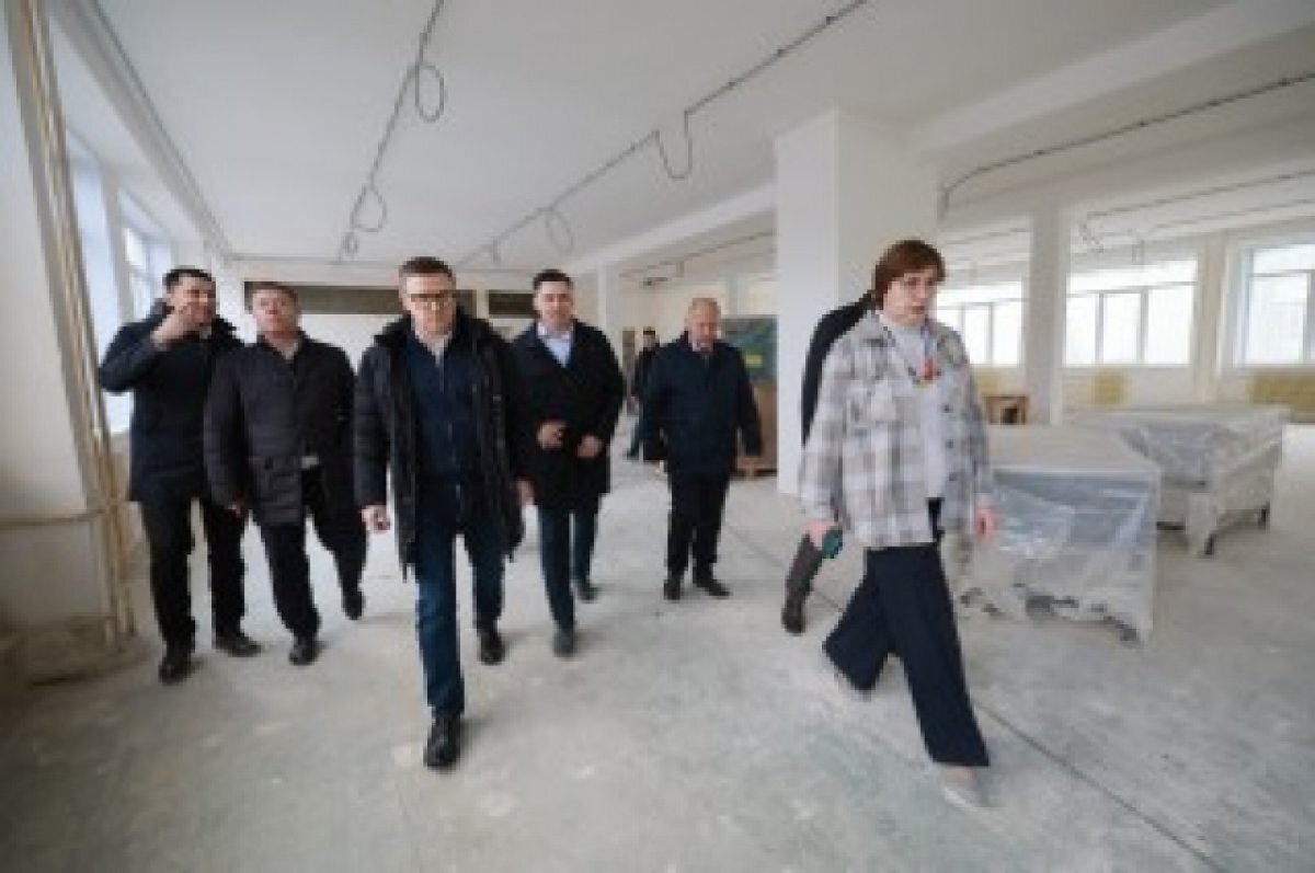    Алексей Текслер остался недоволен ходом ремонта школы в Снежинске