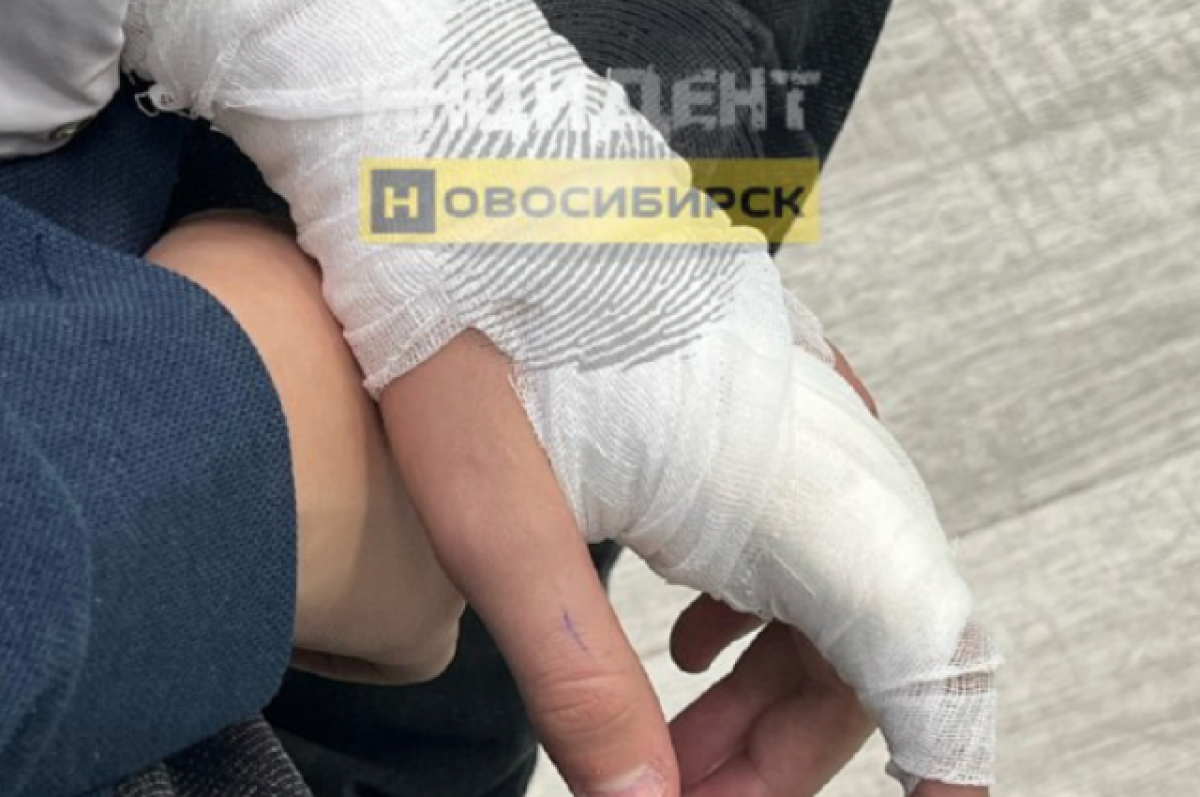    В Новосибирске мальчик повредил руку о разбитое стекло в магазине