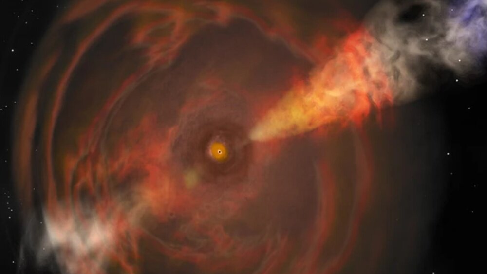   Фото: Bill Saxton, NRAO/AUI/NSF, LFBOT, иллюстрация