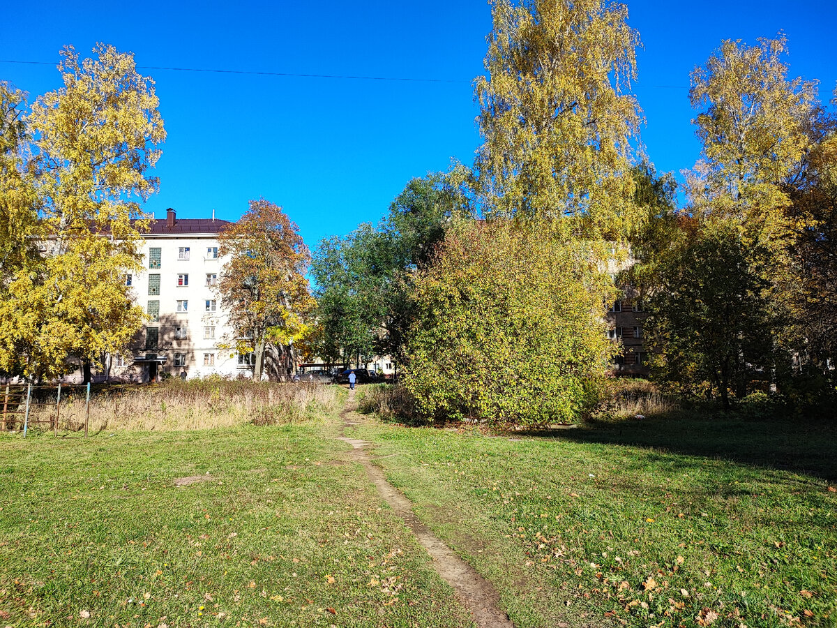 Дорога к ОИРЦ в Обнинске. Фото автора осень 2022 год