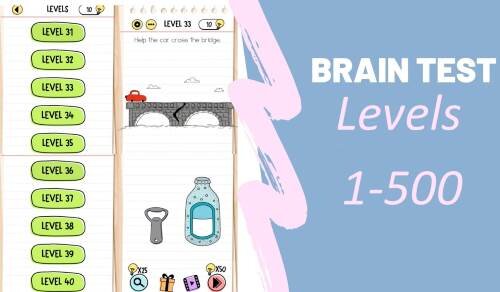 Brain Test: ответы на все уровни