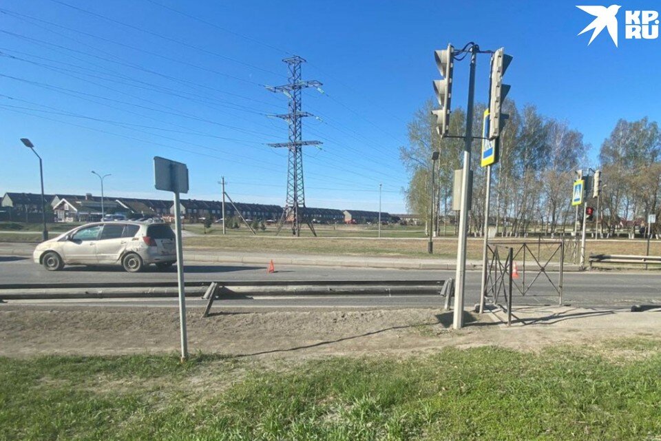    Школьник спешил на уроки и побежал на красный. Фото: ГИБДД по Новосибирску