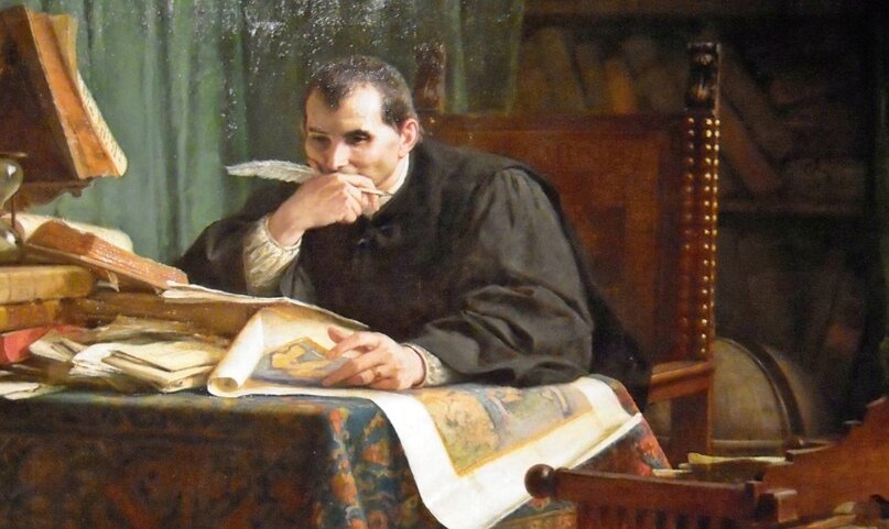 Макиавелли пишет "Государь"