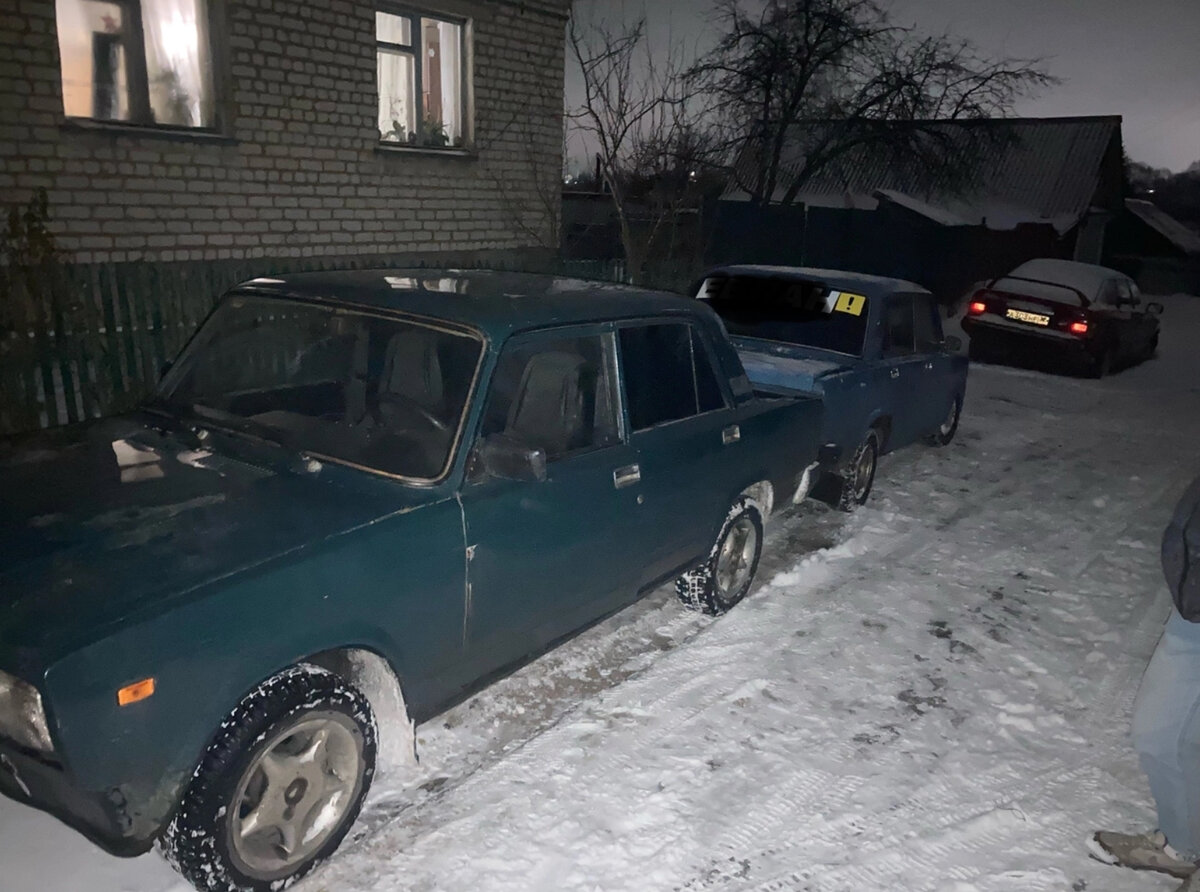 Первые ВАЗ 2107 купленные для зимних развлечений 