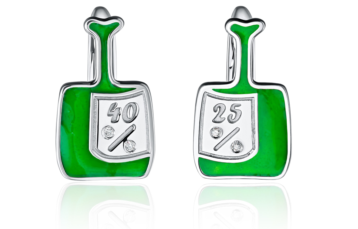 Серьги с крепким алкоголем