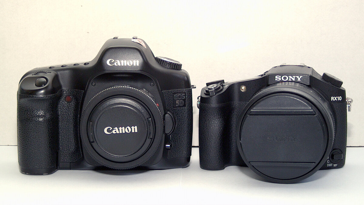 Canon EOS 5D и Sony Cyber-shot DSC-RX10