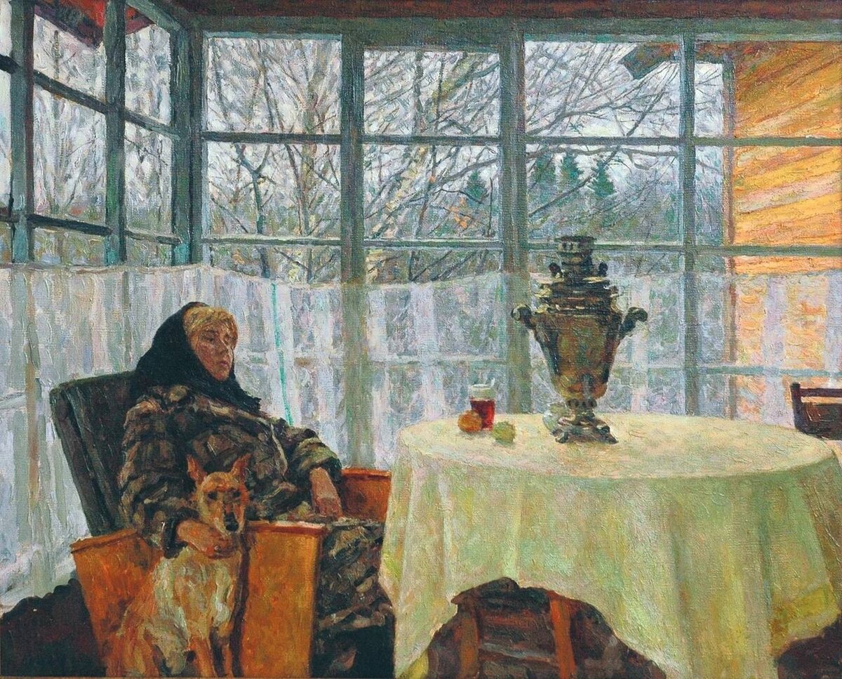 Б.Крюков. Веранда. Осень. 