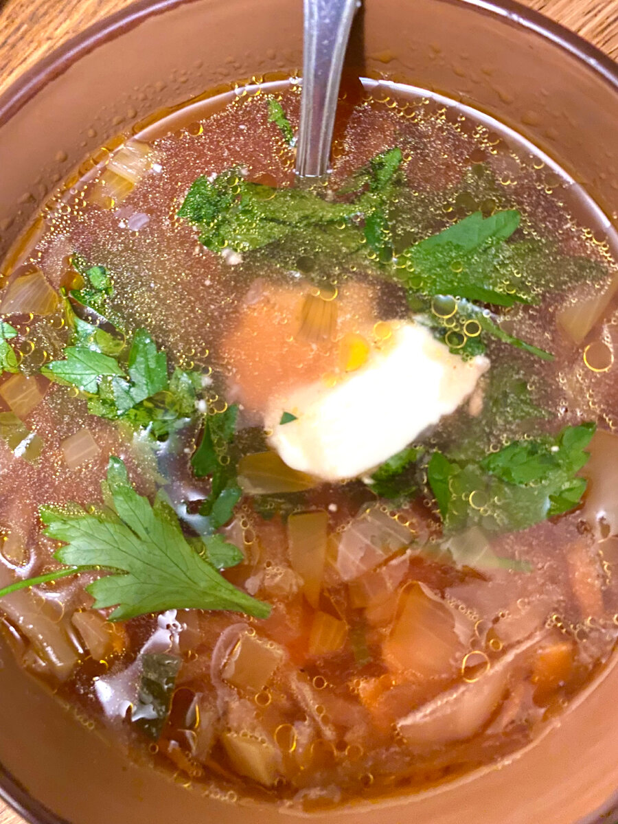 Готовый пример супа 