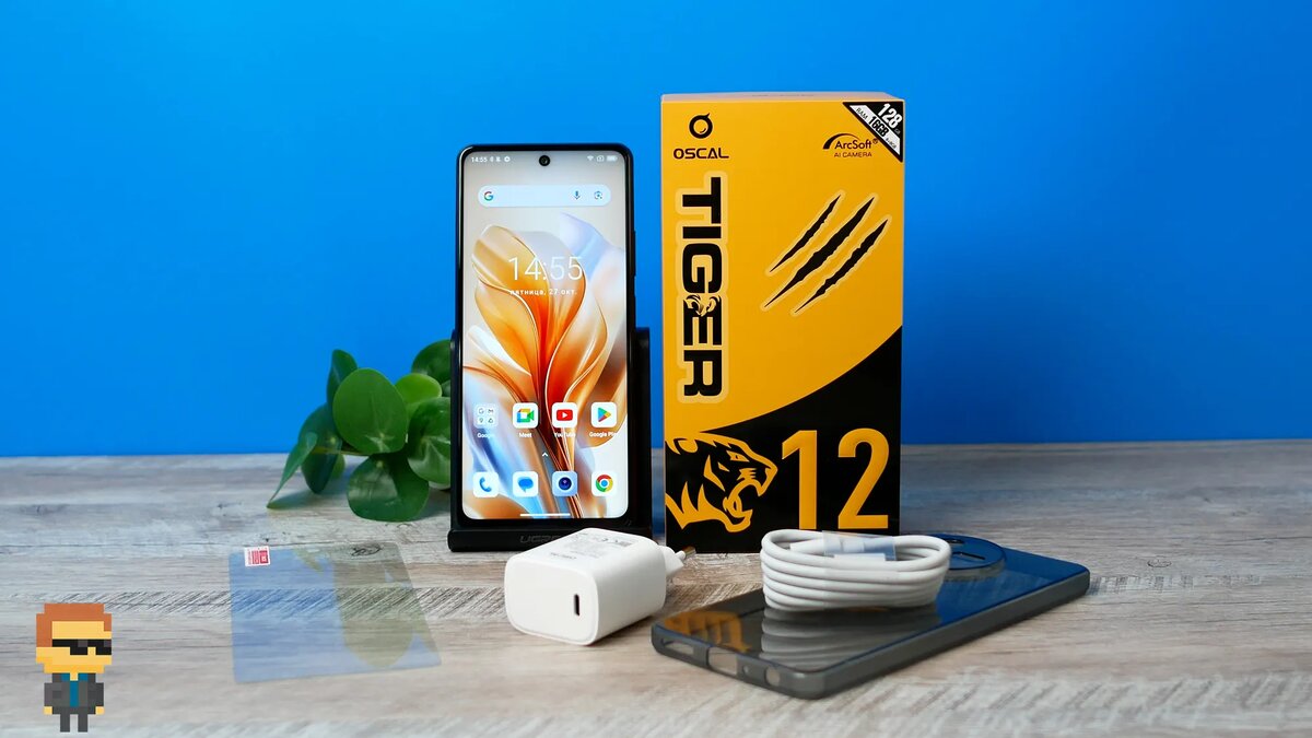  «Выглядит как крутой смартфон» — недорогой OSCAL TIGER 12 со всеми нужными функциями