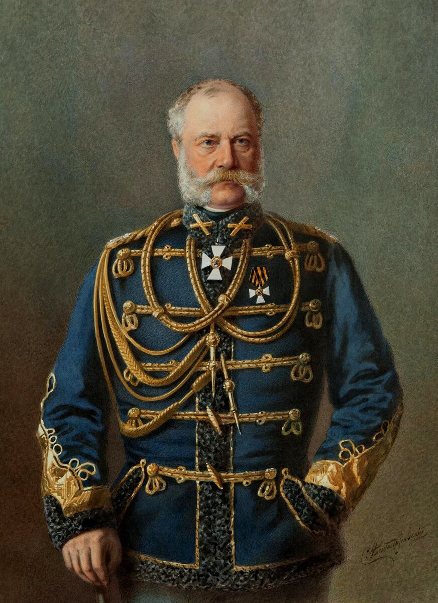 Портрет князя А. И. Барятинского (худож. С. Ф. Александровский), 1870-е