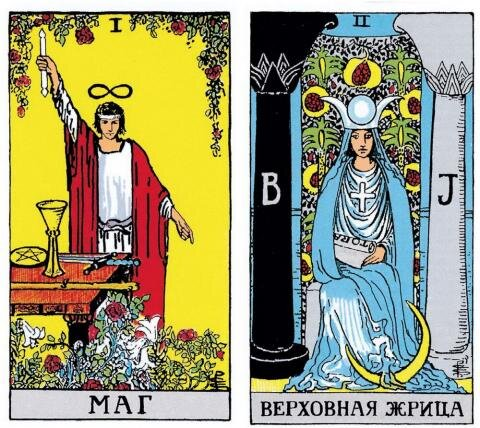 Даже названия карт часто указывают на их символизм архетипов