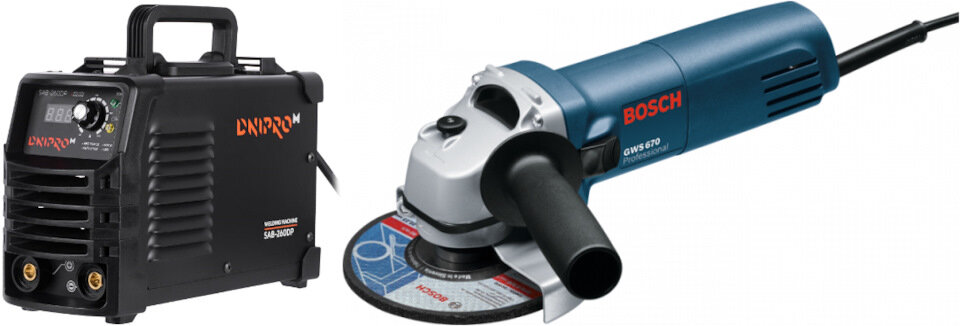 Сварочный и болгарка — незаменимые помощники