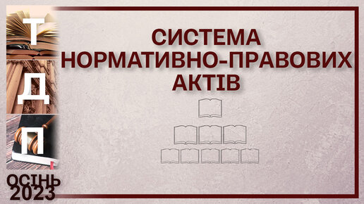 Система нормативно-правових актів