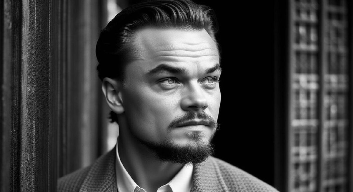 Так Леонардо Ди Каприо видит нейросеть Kandinsky 