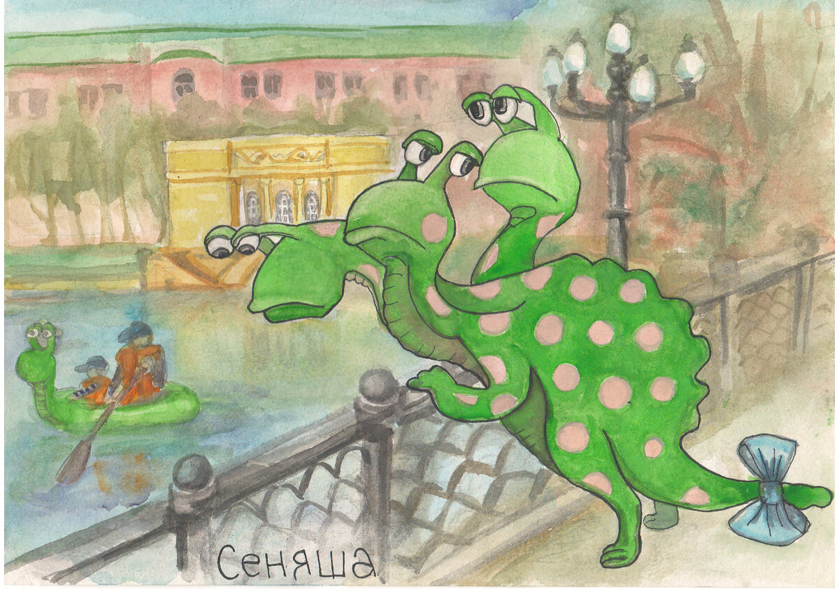 Иллюстрация из сборника Нежить, художник Елма Лил