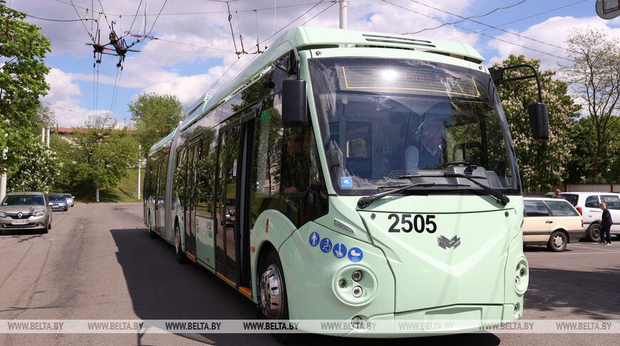 Новый троллейбус г.Минск