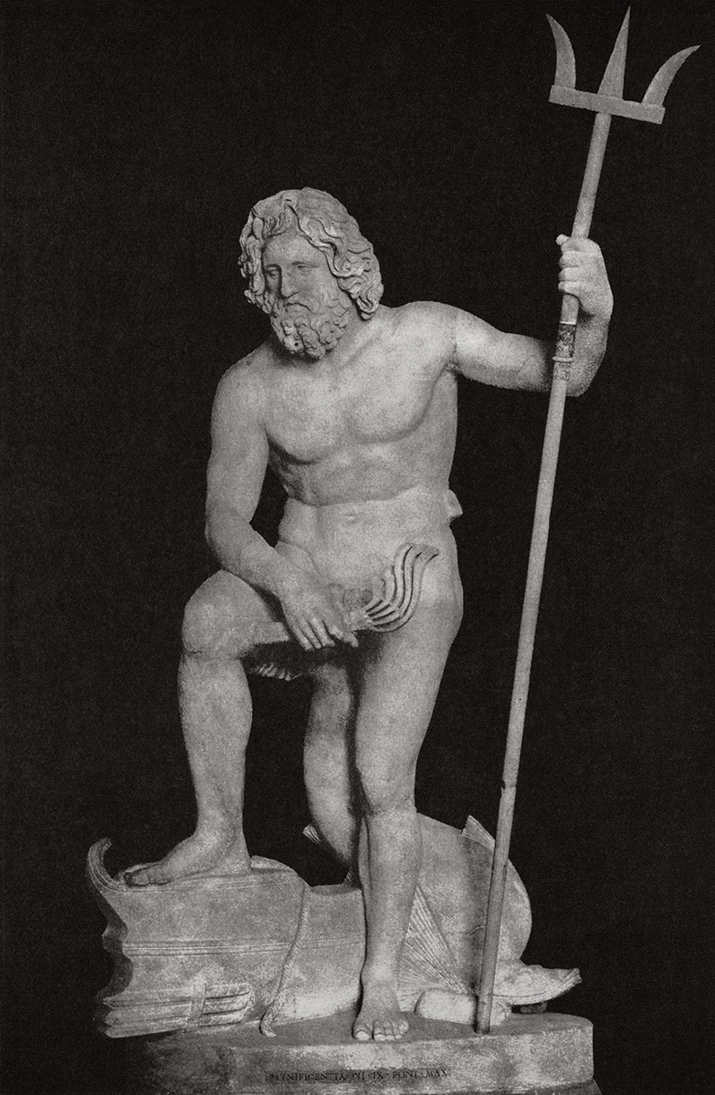 Посейдон с неизменным трезубцем в руке. Фото из интернета