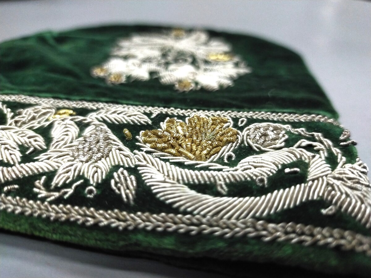 Калфак. Татары. ТАССР. Атнинский район, с. Малая Атня. Первая половина ХХ в. Экспедиционные материалы Н.В. Зорина, 1959 г. Из собрания Этнографического музея Казанского университета. 