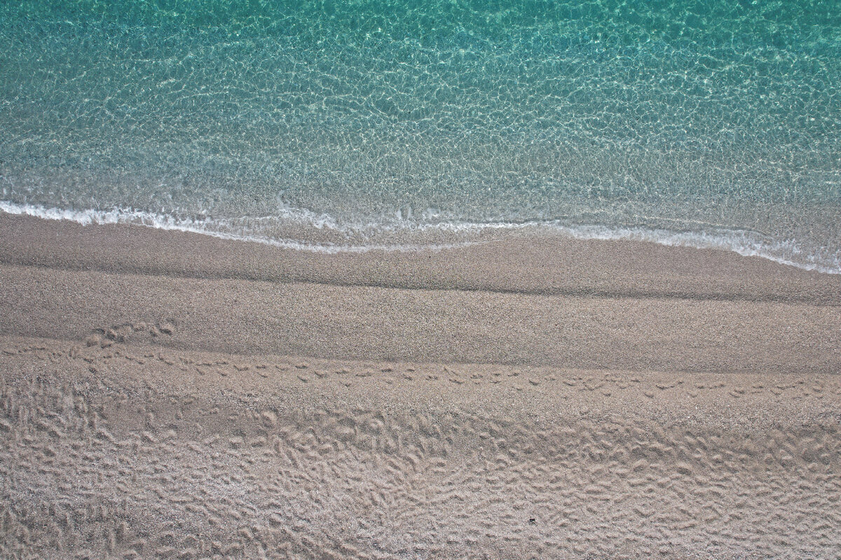 В Олю Дениз потрясающее море. 