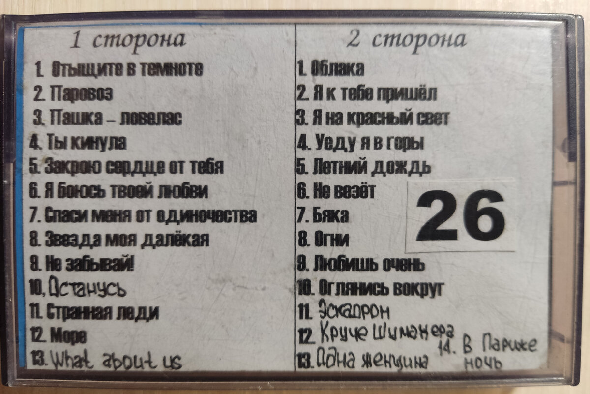 № 26. Слово к подписчикам, итоги второй десятки, что-то из нулевых, а также  одна хорошая новость | Старая кассета | Дзен