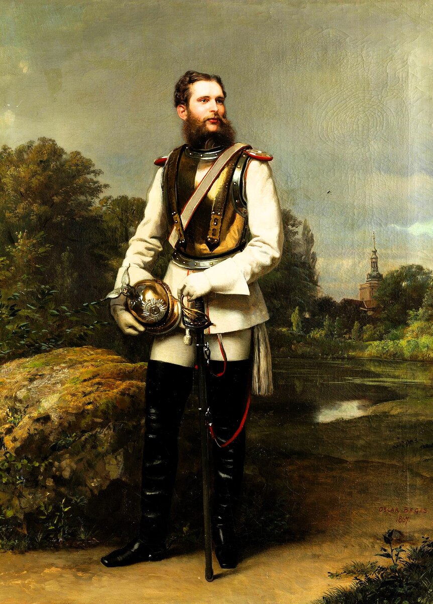 «Кронпринц Фридрих», худ. Оскар Бегас, 1867 год