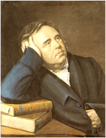Петр Алексеевич Оленин. Портрет Ивана Андреевича Крылова. 1824 г. Государственный Русский музей.